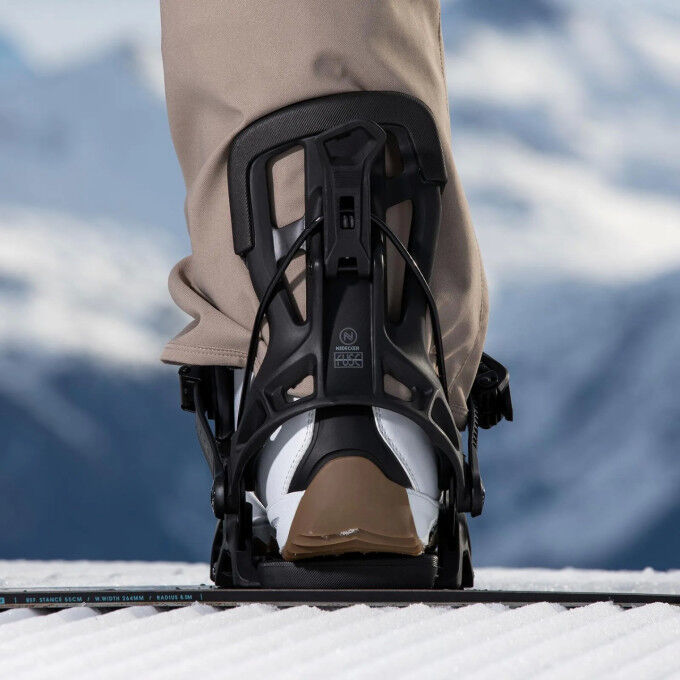 Snowboard Bindungen FLOW FUSE HYBRID Black