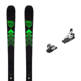 Pack de skis Black Crows CAPTIS + fix : Couleur - Green, Taille des skis - 172