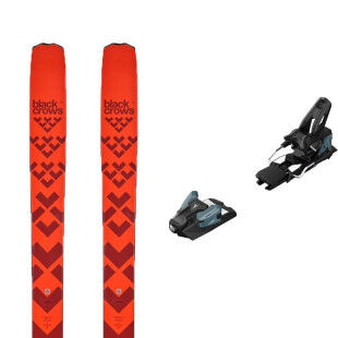 Pack of Black Crows NOCTA skis + bindings : Colour - Orange, Ski size - 185