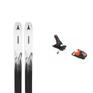 Skiset Atomic MAVERICK 100 TI + Bindung : Farbe - BLACK/WHITE/RED, Größe der Skier - 180