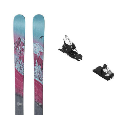 Skiset Nordica SANTA ANA 87 + Bindung : Farbe - BLAU/VIOLETT, Größe der Skier - 167