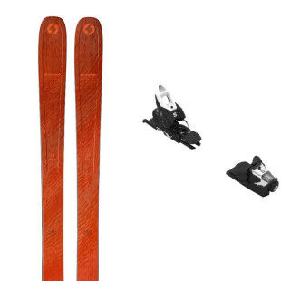 Pack de esquís Blizzard RUSTLER 9 (FLAT) Naranja + fijaciones : Color - Naranja, Talla de esquí - 174