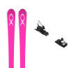 Pack de skis XO V7 pink white + fix : Couleur - PINK WHITE, Taille des skis - 166