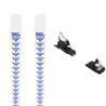 Pack of Black Crows SERPO skis + bindings : Colour - Blue, Ski size - 174
