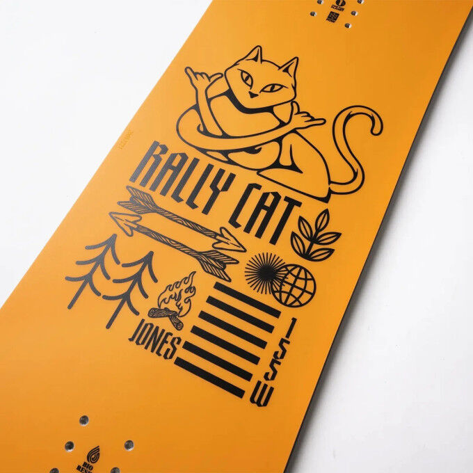 Snowboard Pack JONES MEN'S RALLY CAT + Bindungen