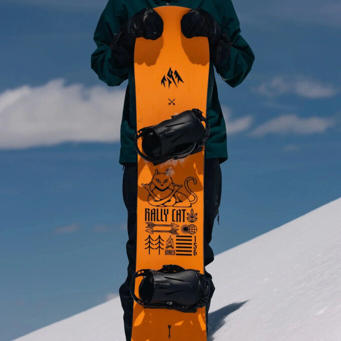Pack snowboard JONES MEN'S RALLY CAT + fixations