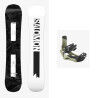 Salomon CRAFT snowboard pack + binding : Colour - Black/White, Ski size - 160 Wide
