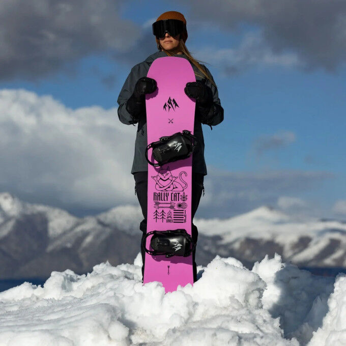 Pack de snowboard femme Jones RALLY CAT + fixations