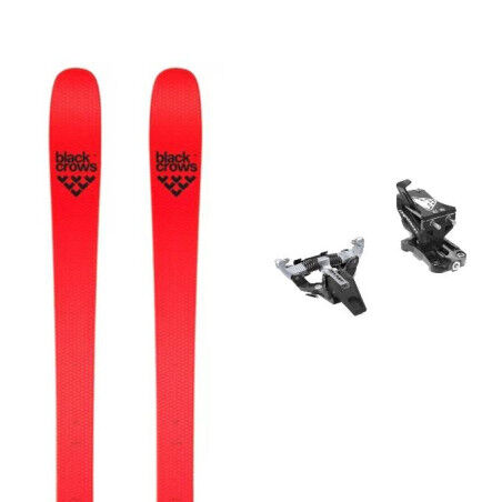 Pack de skis Black Crows CAMOX FREEBIRD red + fix : Couleur - Red, Taille des skis - 178
