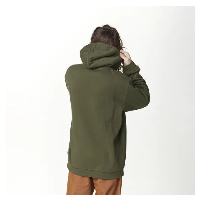 Herren-Kapuzenpullover Picture JULKA PLUSH HOODIE Tobacco