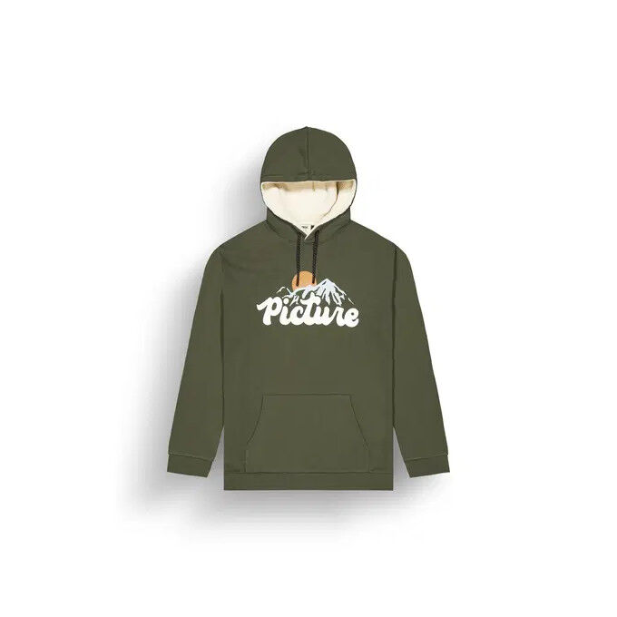 Sweat à capuche homme Picture JULKA PLUSH HOODIE Tobacco