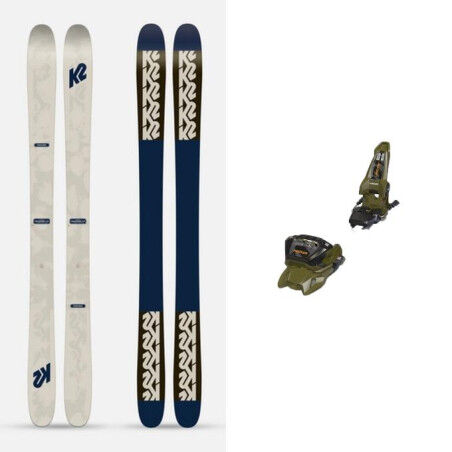 Set da sci K2 POACHER + attacchi : Dimensioni dello sci - 170