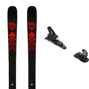Skiset Black Crows CAMOX + Bindung : Farbe - Red, Größe der Skier - 174