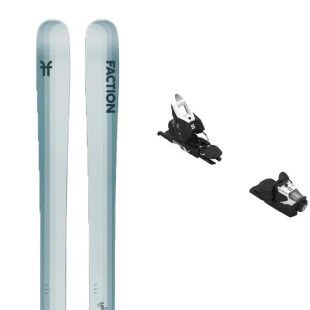 Pack of Faction DANCER 2 grey skis + bindings : Colour - Grey, Ski size - 171