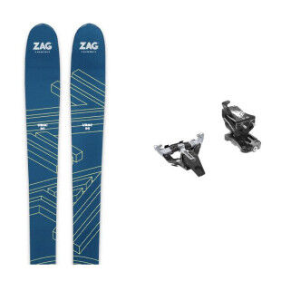 Skiset Zag SKIS UBAC 95 + Bindung : Farbe - Unicolor, Größe der Skier - 184