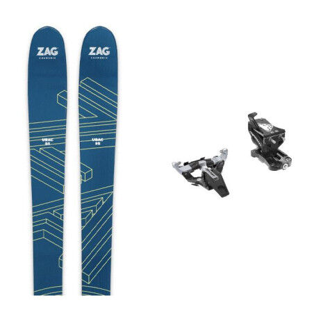Skiset Zag SKIS UBAC 95 + Bindung : Farbe - Unicolor, Größe der Skier - 184