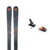 Skiset Blizzard ANOMALY 88 (FLAT) + Bindung : Farbe - BLAU/ORANGE, Größe der Skier - 182