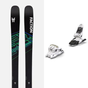 Set da sci Faction PRODIGY 1 + attacchi : Colore - Nero, Dimensioni dello sci - 164