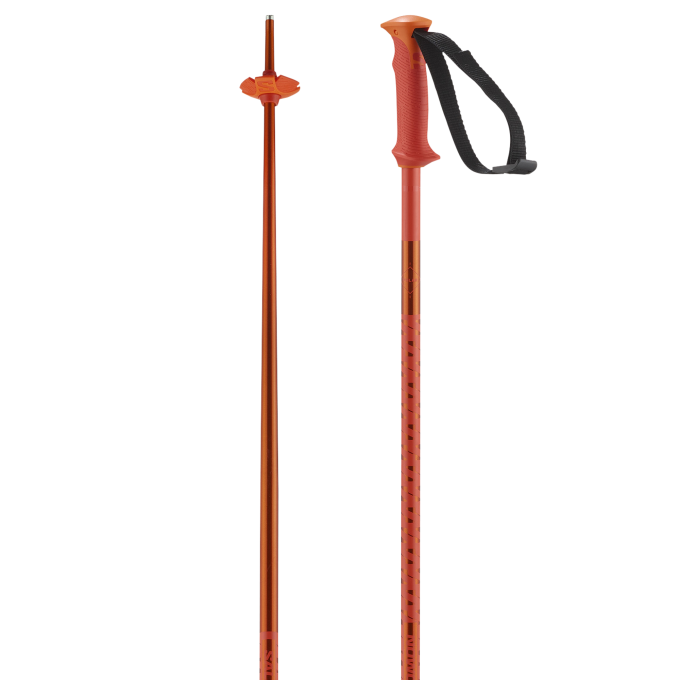 Bâtons de ski unisexe Salomon POLAR CHERRY TOMATO