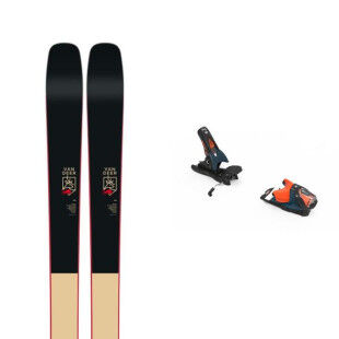 Pack de skis FREERIDE 98 Van Deer + fix : Couleur - BLACK/SAND, Taille des skis - 172