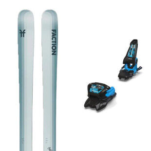 Pack de esquís Faction DANCER 2 gris + fijaciones : Color - Gris, Talla de esquí - 182
