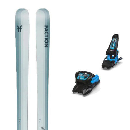 Skiset Faction DANCER 2 grey + bindung : Farbe - Grau, Größe der Skier - 182
