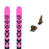 Pack de skis Black Crows CORVUS + fix : Couleur - Pink, Taille des skis - 176