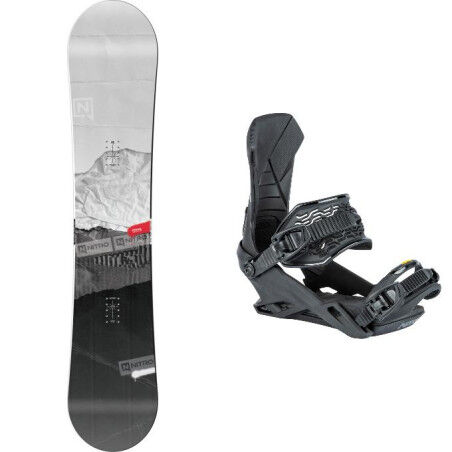 Nitro PRIME RAW WIDE snowboard pack + binding : Ski size - 156