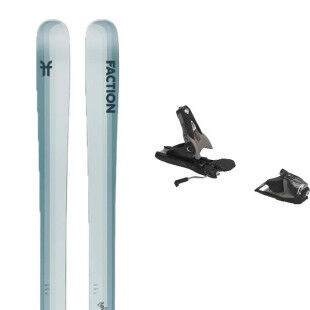 Pack of Faction DANCER 2 grey skis + bindings : Colour - Grey, Ski size - 182