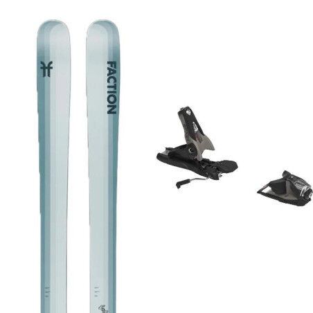 Skiset Faction DANCER 2 grey + bindung : Farbe - Grau, Größe der Skier - 182