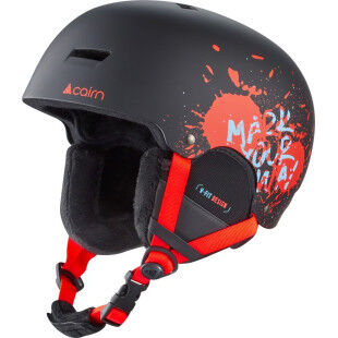DARWIN BLACK FIRE PAINT children's ski helmet