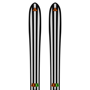 Salomon N DÉPART 1.0 BLACK/WHITE/NEON Skier