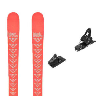 Skiset Black Crows CAMOX BIRDIE + Bindung : Farbe - SALMON, Größe der Skier - 168