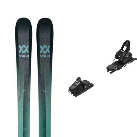 pack de skis Völkl SECRET 96 + fix : Couleur - Teal, Taille des skis - 163