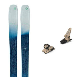 Skiset Blizzard SHEEVA 9 (FLAT) Sarcelle + Bindung : Farbe - Sarcelle, Größe der Skier - 174