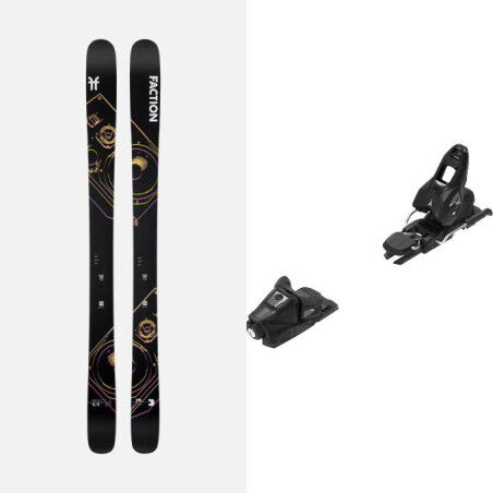 Pack de esquís Faction PRODIGY 3 Black + fijaciones : Color - Negro, Talla de esquí - 184