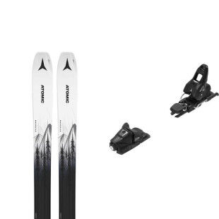 Pack de skis Atomic MAVERICK 100 TI + fix : Couleur - BLACK/WHITE/RED, Taille des skis - 180
