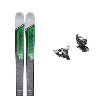 Pack of K2 WAYBACK 88 skis + bindings : Colour - DESIGN, Ski size - 174