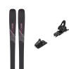 Set da sci Salomon N STANCE W 84 Nero/Bordeau + attacchi : Colore - NERO/BORDEAU, Dimensioni dello sci - 167