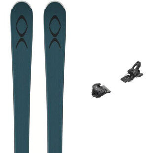Pack of XO V7 OLD TEAL BLUE skis + bindings : Colour - OLD TEAL BLUE, Ski size - 166