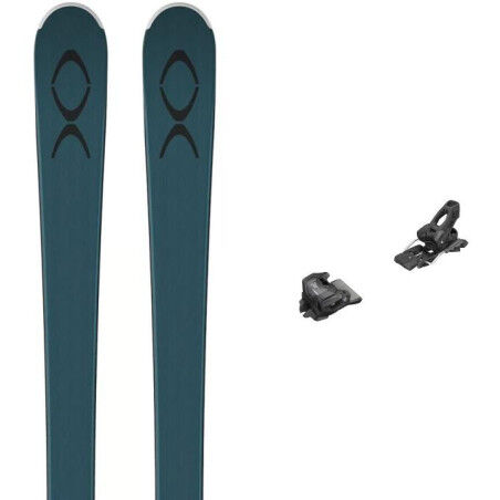Skiset XO V7 OLD TEAL BLUE + Bindung : Farbe - OLD TEAL BLUE, Größe der Skier - 166