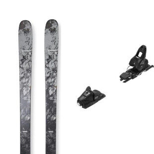 Pack de skis Rossignol BLACKOPS ESCAPER + fix : Taille des skis - 164