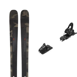 Pack of Salomon STANCE 102 skis + bindings : Colour - Black / Grey, Ski size - 176