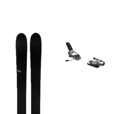 Set da sci Candide BC 111 + attacchi : Colore - Unicolor, Dimensioni dello sci - 181