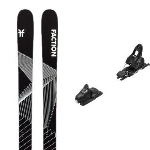 Skiset Faction MANA 2 black + bindung : Farbe - Schwarz, Größe der Skier - 183