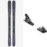 Pack of Salomon STANCE W 88 Black skis + bindings : Ski size - 168