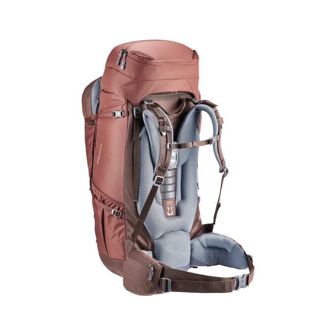 Deuter: VOYAGER 60+10 SL CASPIA-RAISIN travel backpack