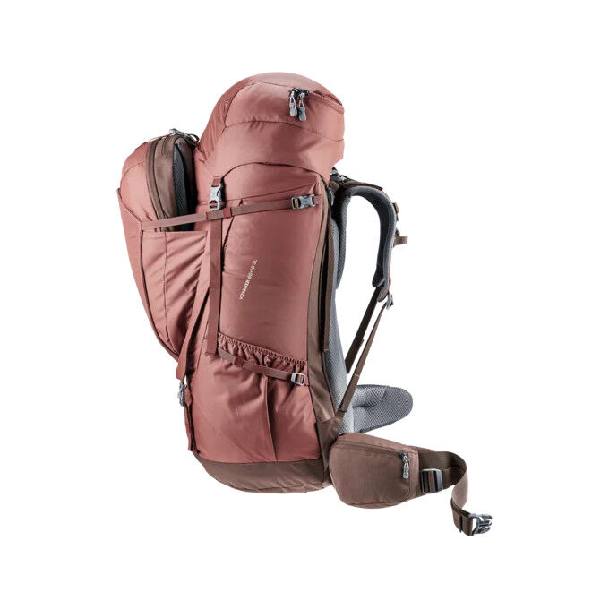 Deuter : sac à dos de voyage VOYAGER 60+10 SL CASPIA-RAISIN