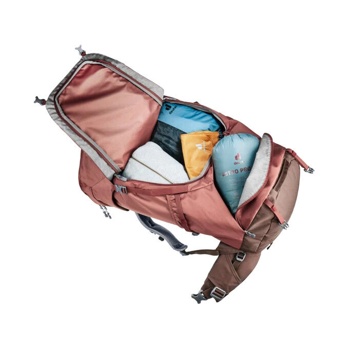 Deuter: Mochila de viaje VOYAGER 60+10 SL CASPIA-RAISIN