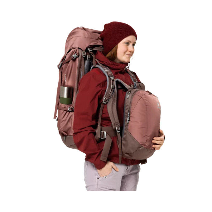 Deuter: Reiserucksack VOYAGER 60+10 SL CASPIA-RAISIN
